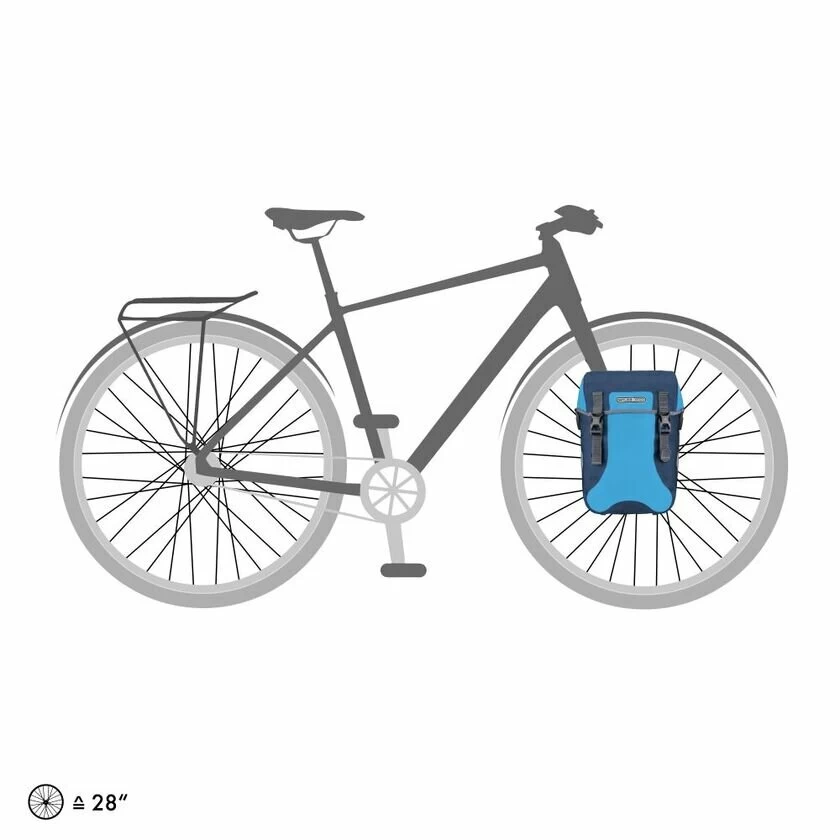 Para sakw rowerowych Ortlieb Sport-Packer Plus 30L Niebieski (Dusk Blue-Denim)