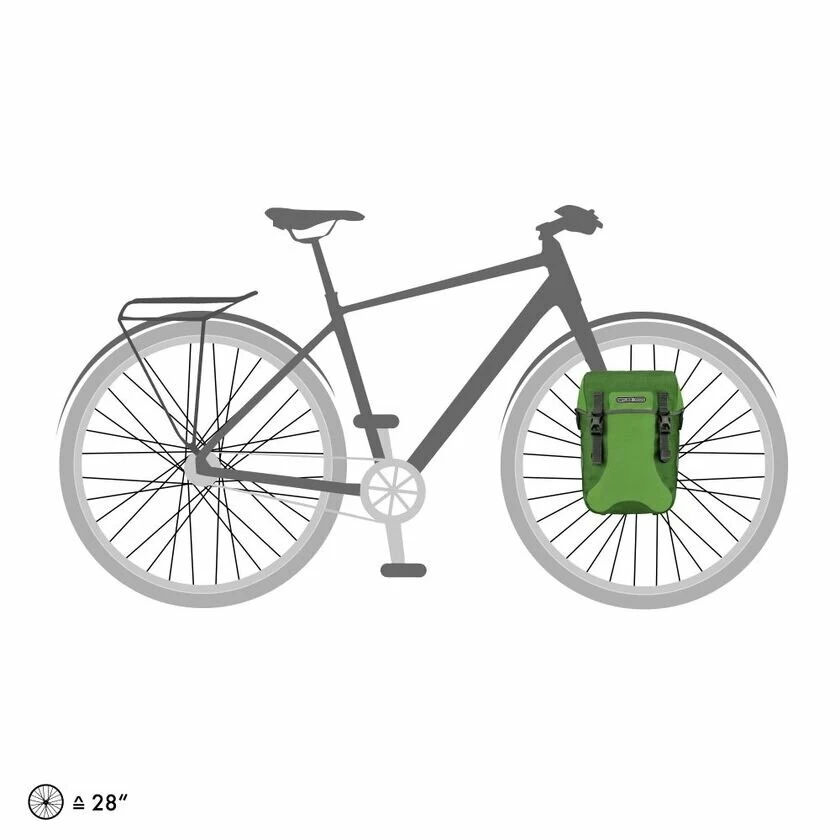 Para sakw rowerowych Ortlieb Sport-Packer Plus 30L Zielony (Kiwi-Moss Green)