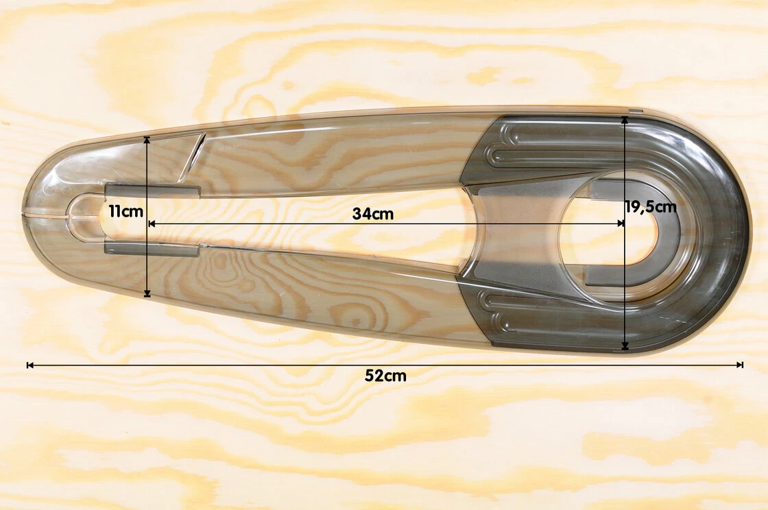 Pełna osłona łańcucha AXA Slicer 20/22"