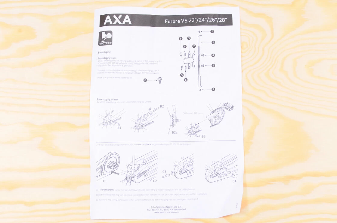 Pełna osłona łańcucha AXA VS Half dymiona