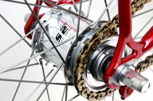 Piasta biegowa Sturmey Archer S2 Duomatic Wolnobieg - srebrna