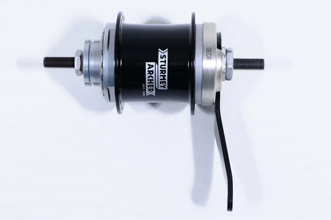 Piasta biegowa Sturmey Archer S2 Duomatic Torpedo - czarna