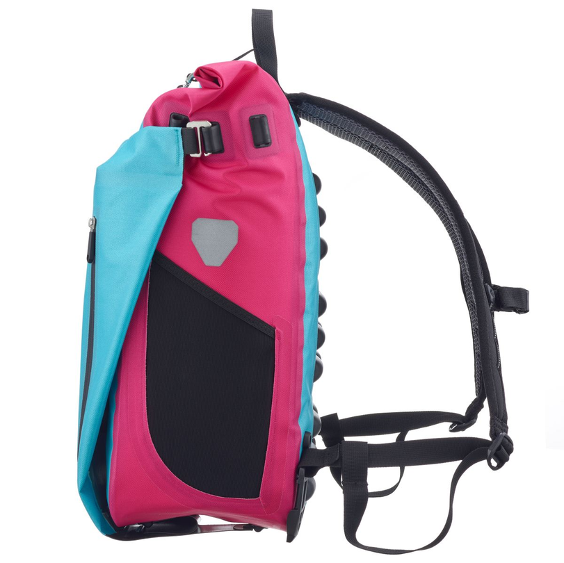 Plecak i sakwa rowerowa Ortlieb Vario Cyber Blue/Pink 26 l 