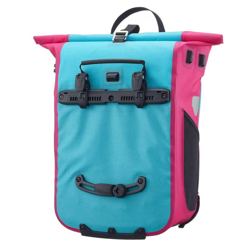 Plecak i sakwa rowerowa Ortlieb Vario Cyber Blue/Pink 26 l 