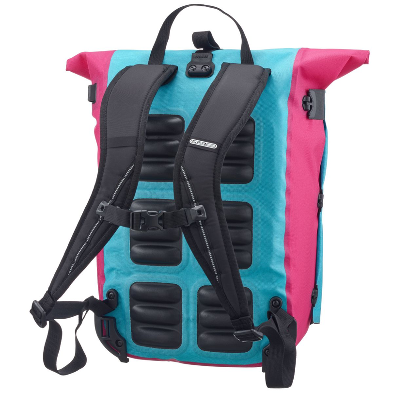Plecak i sakwa rowerowa Ortlieb Vario Cyber Blue/Pink 26 l 