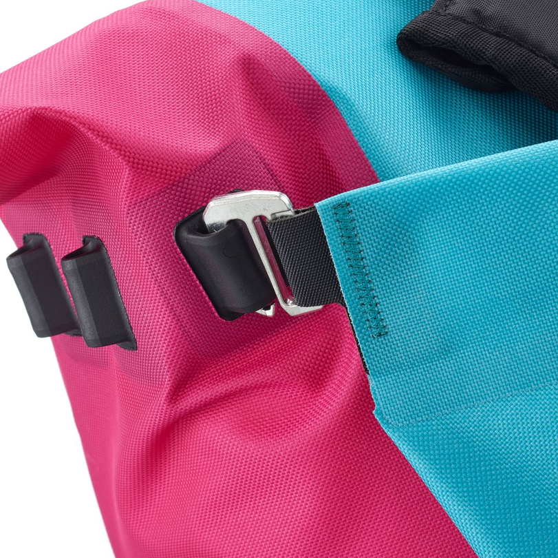 Plecak i sakwa rowerowa Ortlieb Vario Cyber Blue/Pink 26 l 