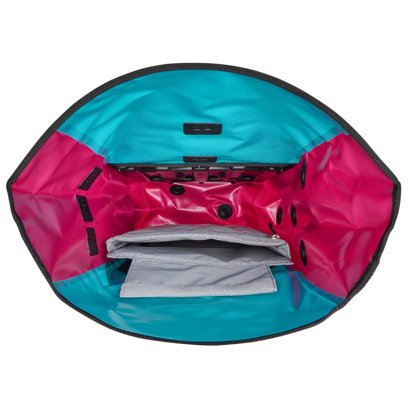 Plecak i sakwa rowerowa Ortlieb Vario Cyber Blue/Pink 26 l 