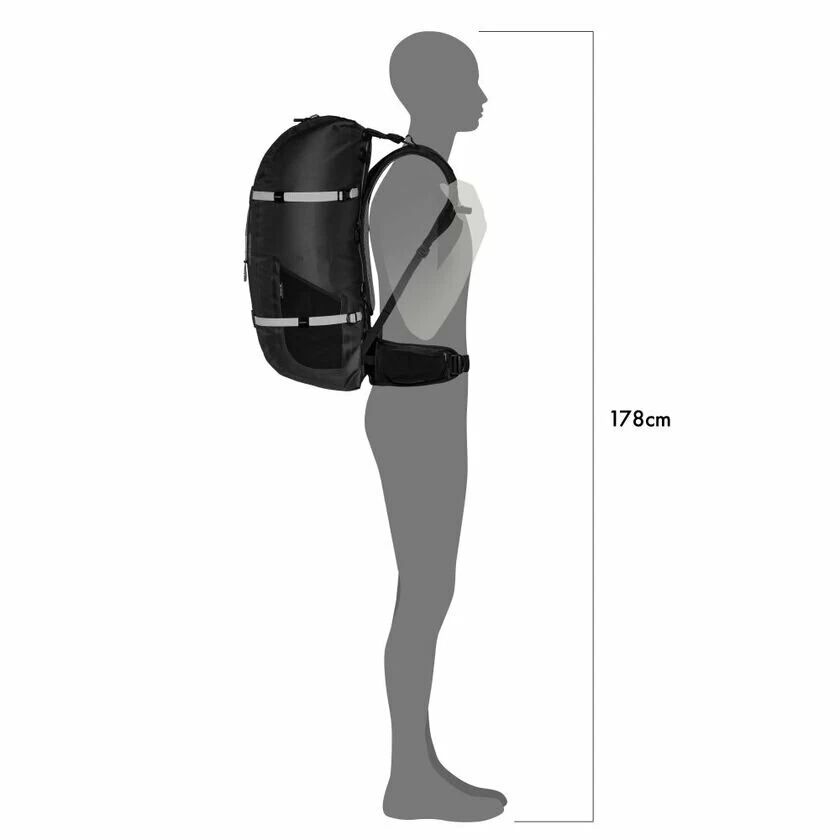 Plecak rowerowy Ortlieb Atrack Czarny 45 Litrów