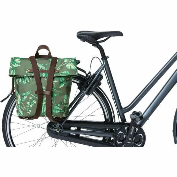Plecak rowerowy z możliwością montażu na bagażniku Basil Ever Green Beżowy