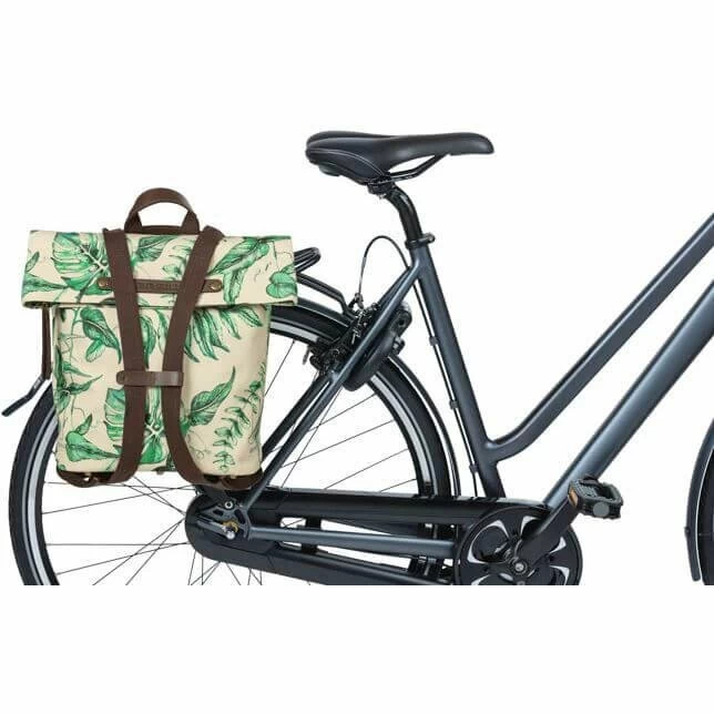 Plecak rowerowy z możliwością montażu na bagażniku Basil Ever Green Beżowy