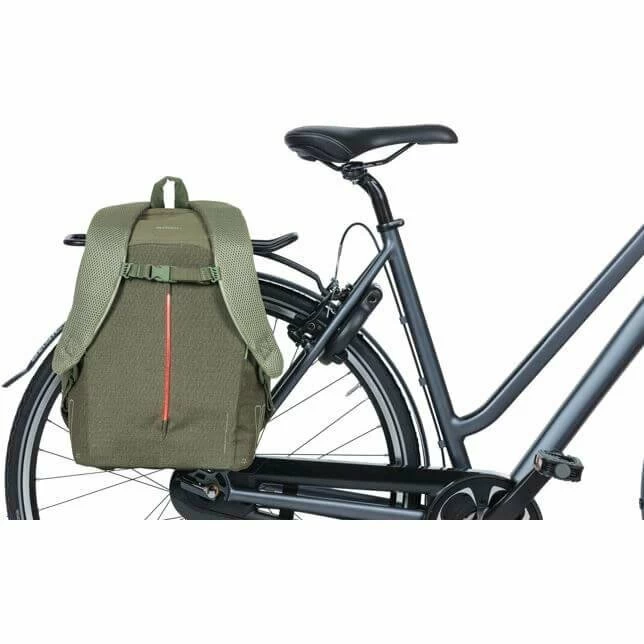 Plecak z możliwością montażu na bagażniku rowerowym Basil B-Safe Damski - zielony