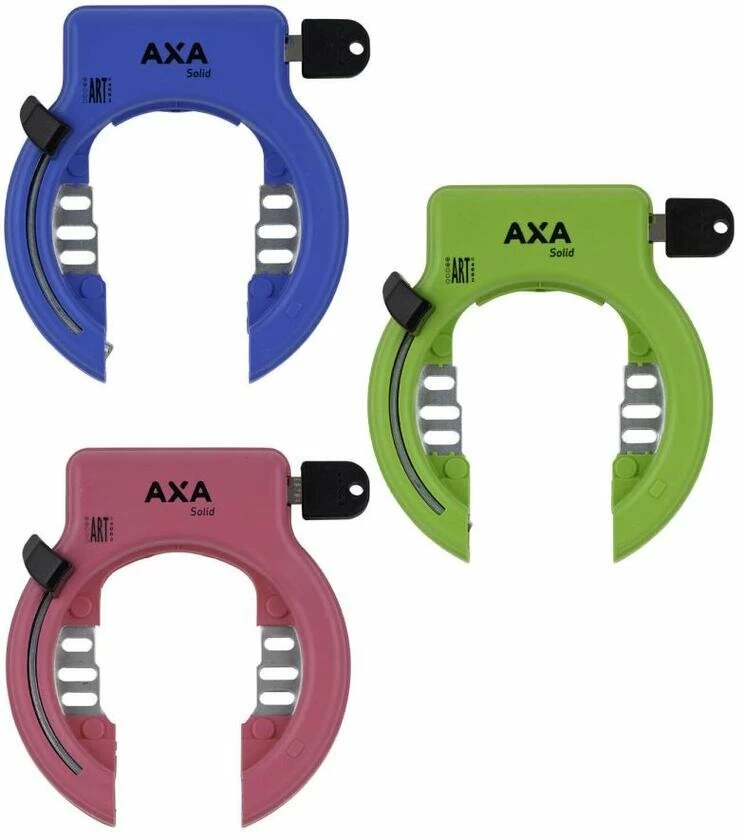 Podkowa AXA Solid XL Color - do szerokich opon niebieski