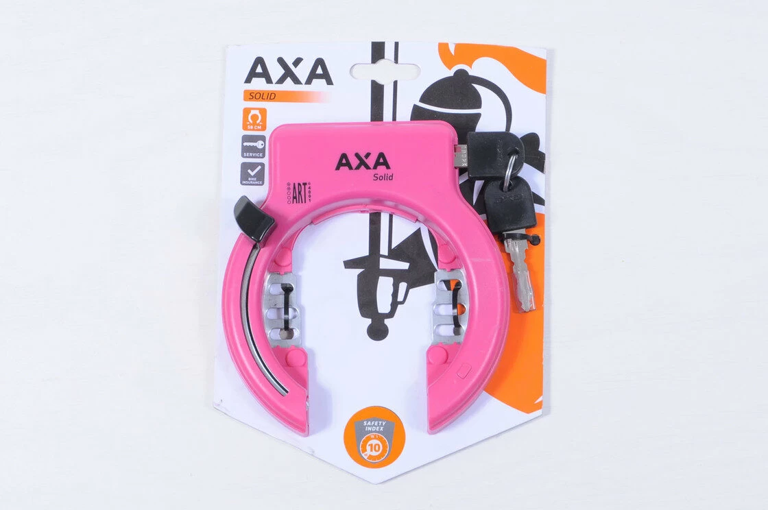 Podkowa AXA Solid XL Color - do szerokich opon różowy