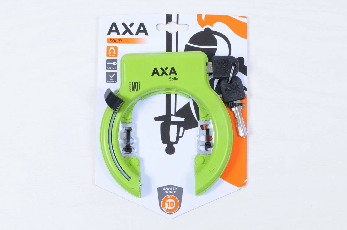 Podkowa AXA Solid XL Color - do szerokich opon zielony
