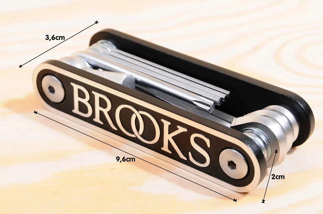 Podręczne klucze rowerowe Brooks MT10 brązowy
