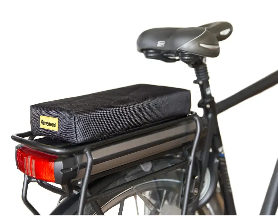 Poduszka na bagażnik rowerowy Niet Verkeerd Eco Black