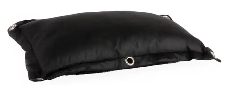 Poduszka na bagażnik rowerowy Niet Verkeerd Eco Black Shape