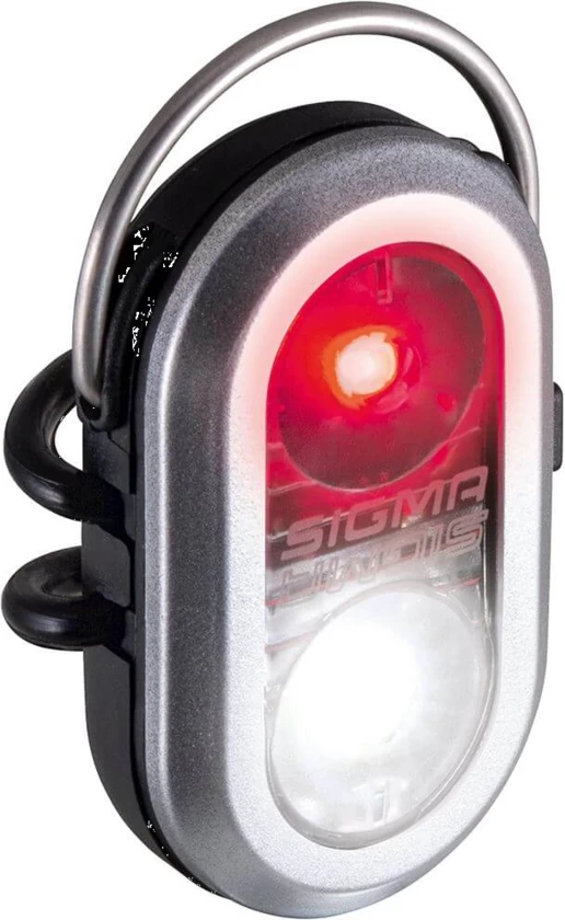 Podwójna lampka bezpieczeństwa Sigma Micro Duo Czarny
