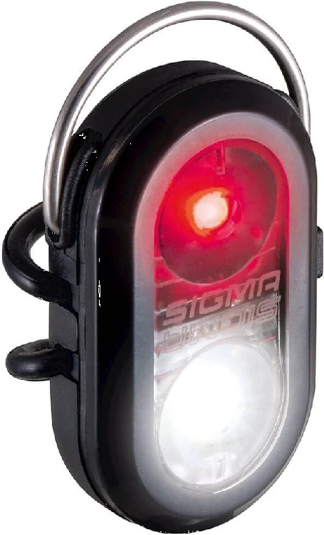 Podwójna lampka bezpieczeństwa Sigma Micro Duo Czarny