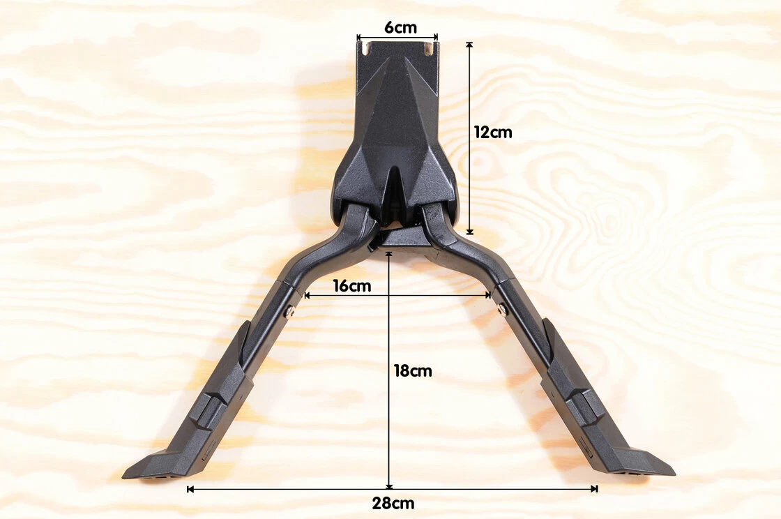 Podwójna nóżka rowerowa Gazelle Massload CL-KA85