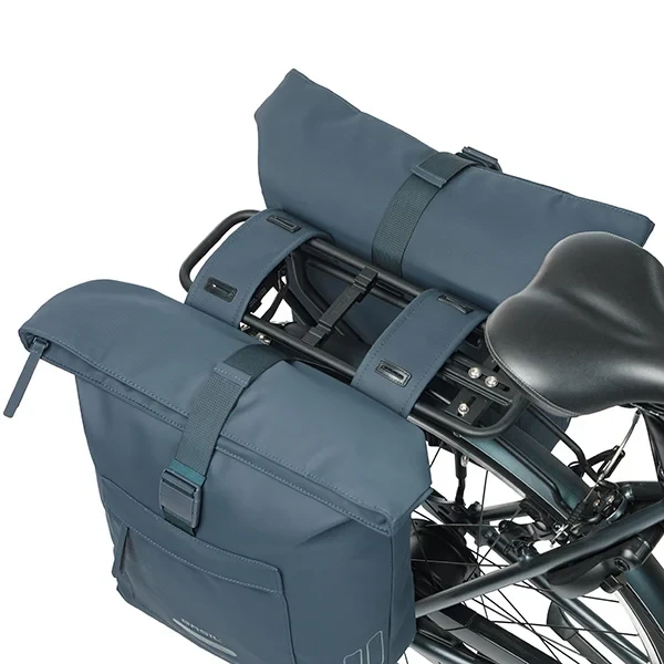 Podwójna sakwa rowerowa Basil Brooklyn 41L Navy