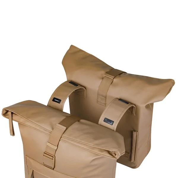 Podwójna sakwa rowerowa Basil Brooklyn 41L Sand