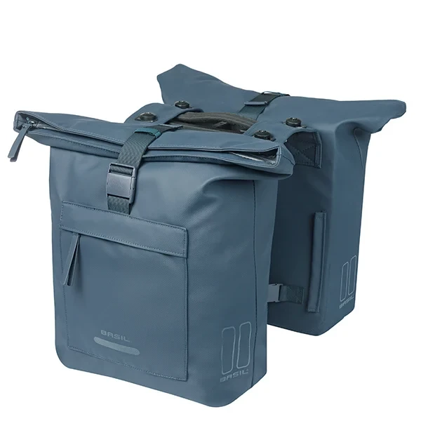 Podwójna sakwa rowerowa Basil Brooklyn MIK 2.0 41L Navy