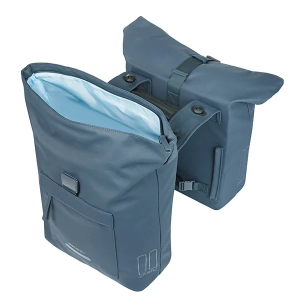 Podwójna sakwa rowerowa Basil Brooklyn MIK 2.0 41L Navy