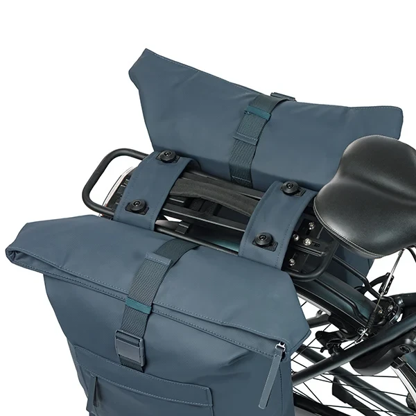 Podwójna sakwa rowerowa Basil Brooklyn MIK 2.0 41L Navy