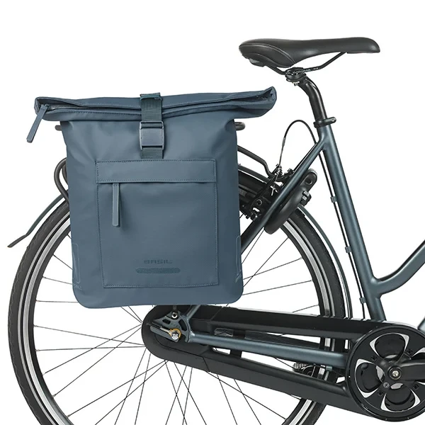 Podwójna sakwa rowerowa Basil Brooklyn MIK 2.0 41L Navy