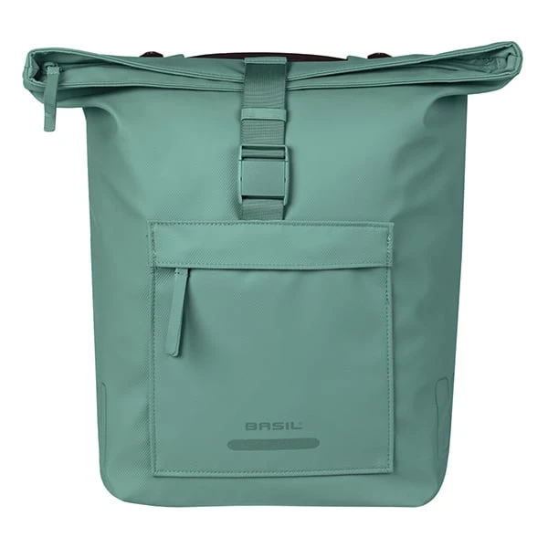 Podwójna sakwa rowerowa Basil Brooklyn MIK 2.0 41L Silvergreen