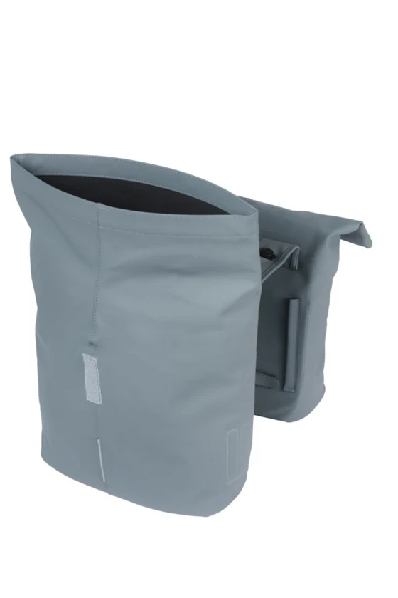 Podwójna sakwa rowerowa Basil City Double MIK 2.0 Graphite Blue