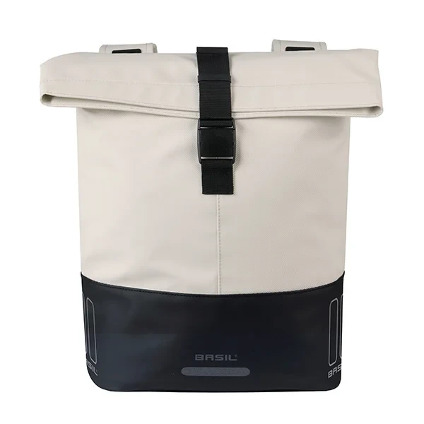 Podwójna sakwa rowerowa Basil Cove 28-32L Off White / Black
