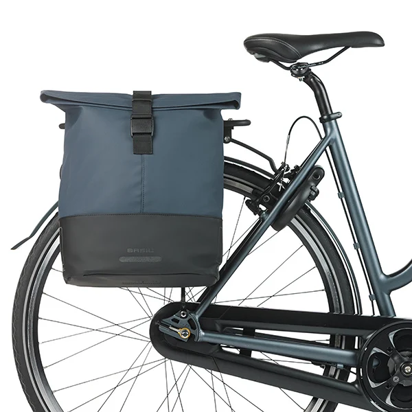 Podwójna sakwa rowerowa Basil Cove MIK 2.0 28-32L Navy / Black