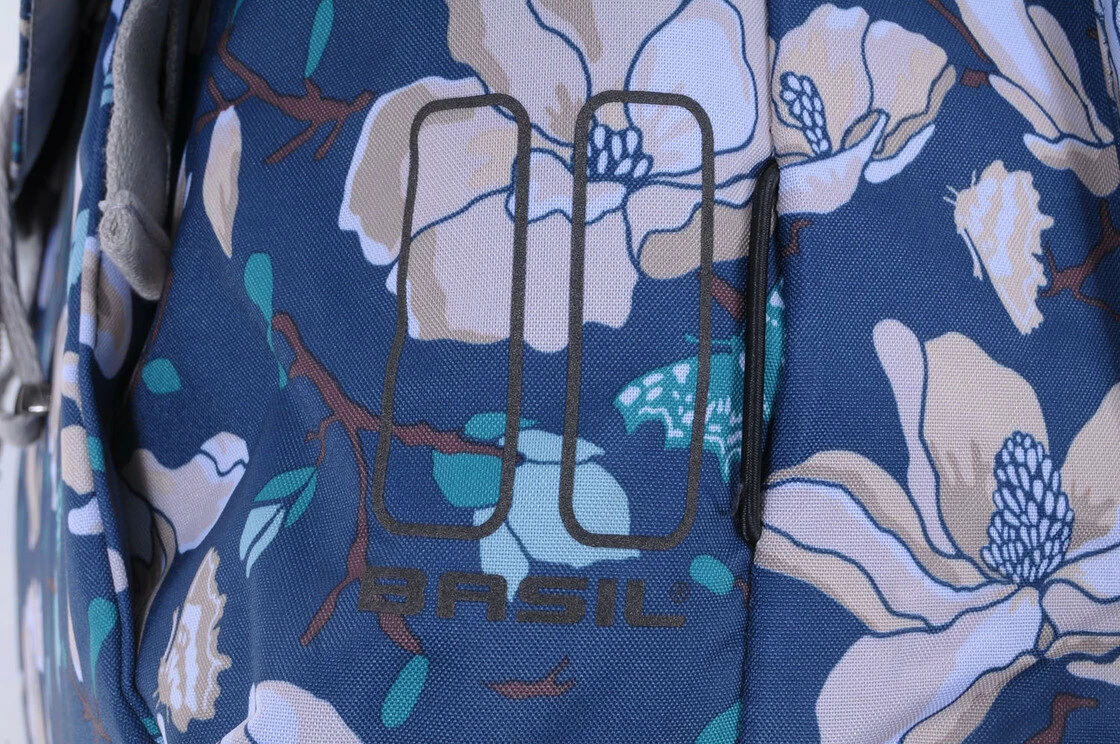 Podwójna sakwa rowerowa Basil Magnolia Double Bag Teal blue