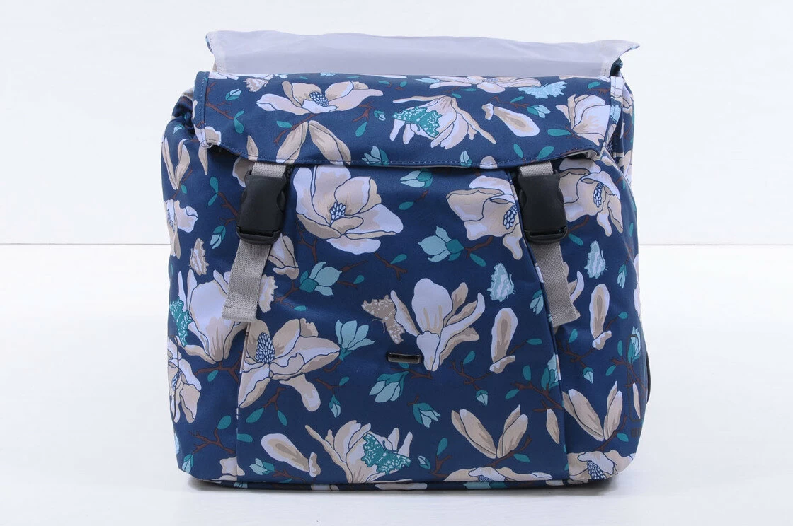 Podwójna sakwa rowerowa Basil Magnolia Double Bag Teal blue