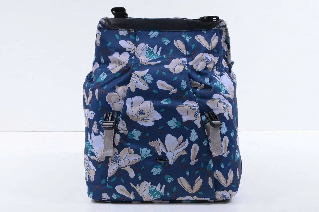 Podwójna sakwa rowerowa Basil Magnolia Double Bag Teal blue