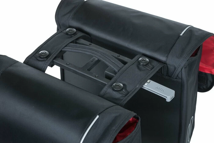 Podwójna sakwa rowerowa Basil Sport Design z adapterem MIK Czarny