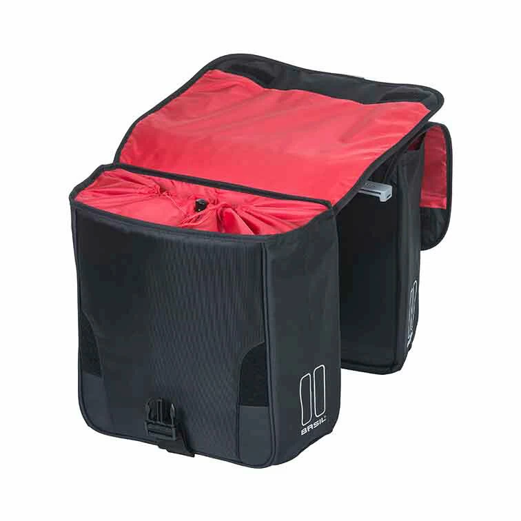 Podwójna sakwa rowerowa Basil Sport Design z adapterem MIK Czarny