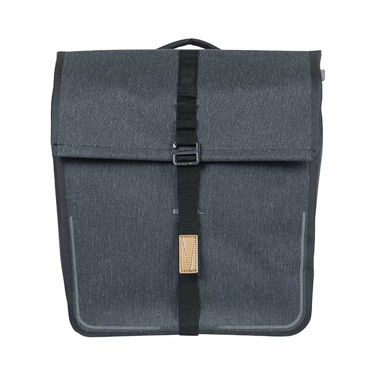 Podwójna sakwa rowerowa Basil Urban Dry Double Bag z adapterem MIK 2.0 Szary