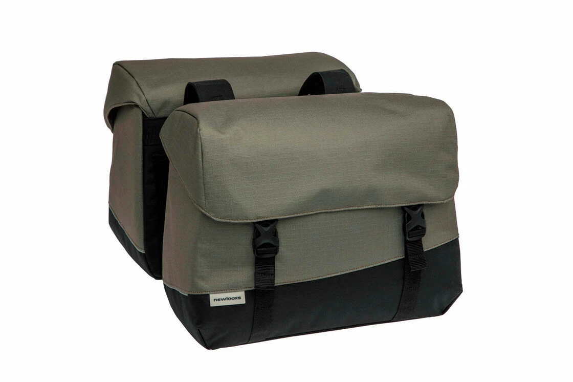 Podwójna sakwa rowerowa New Looxs Joli Oslo Double 37L Black/Green