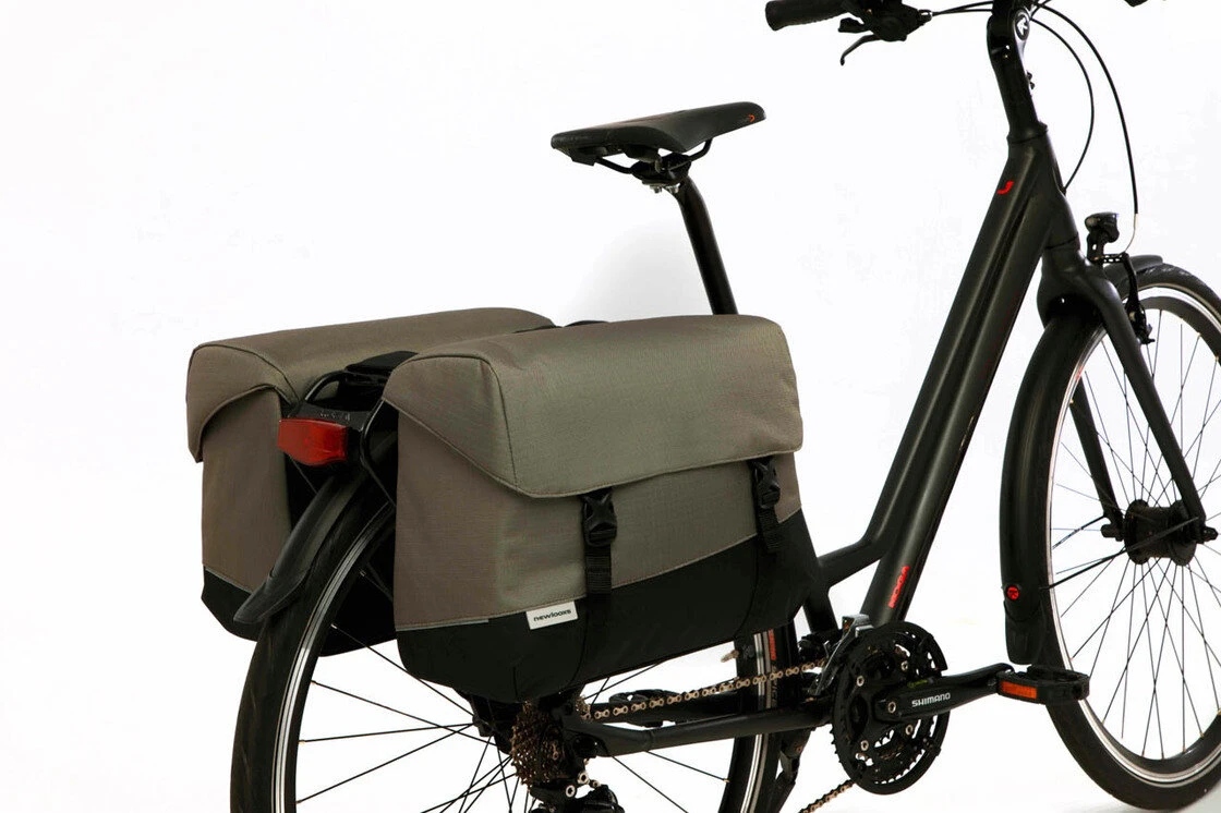 Podwójna sakwa rowerowa New Looxs Joli Oslo Double 37L Black/Green