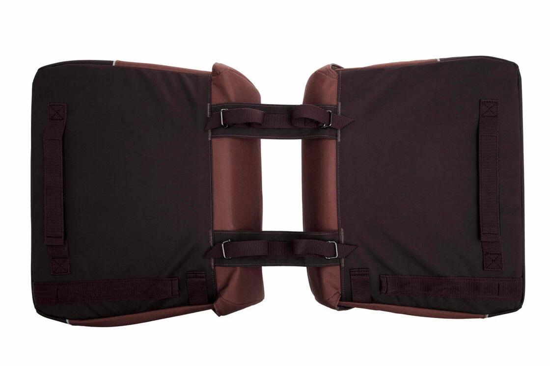 Podwójna sakwa rowerowa New Looxs Joli Oslo Double 37L Burgundy/Rust