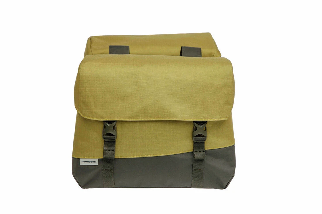Podwójna sakwa rowerowa New Looxs Joli Oslo Double 37L Olive/Yellow