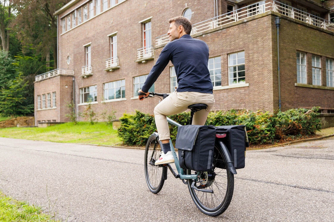Podwójna sakwa rowerowa New Looxs Tulum 32L MIK Black