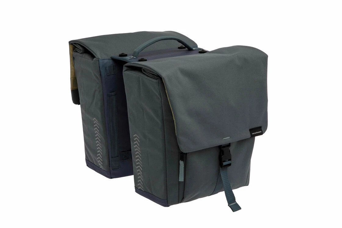 Podwójna sakwa rowerowa New Looxs Tulum 32L MIK Grey/Green