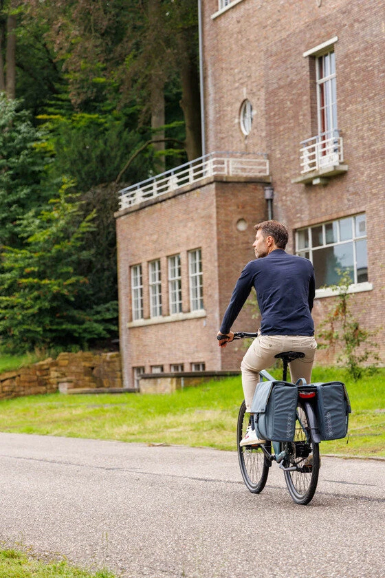 Podwójna sakwa rowerowa New Looxs Tulum 32L MIK Grey/Green