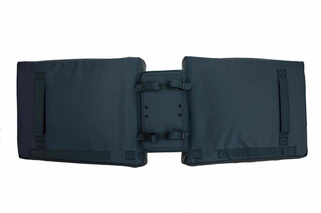 Podwójna sakwa rowerowa New Looxs Tulum 32L Odpinana Grey/Green