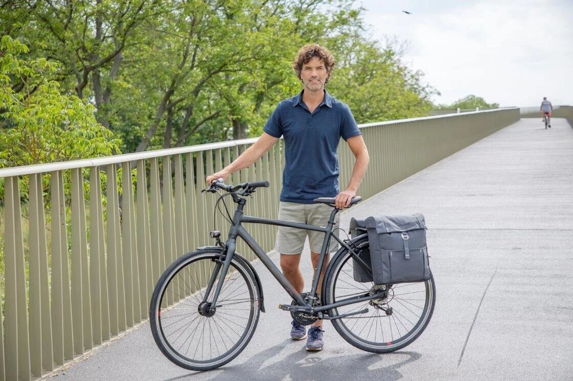 Podwójna sakwa rowerowa New Looxs Vigo 37L AVS Czarna