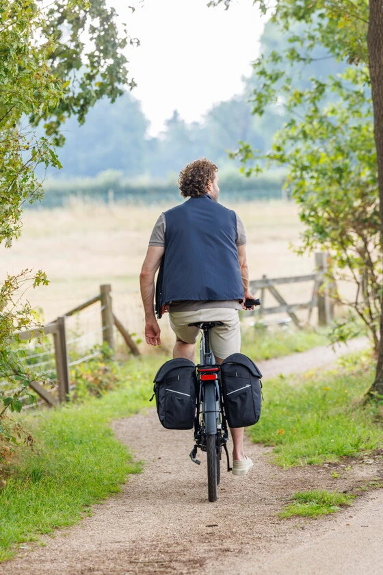 Podwójna sakwa rowerowa New Looxs Vigo Double 40L MIK 2.0 Black Green